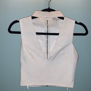 White Crop Top